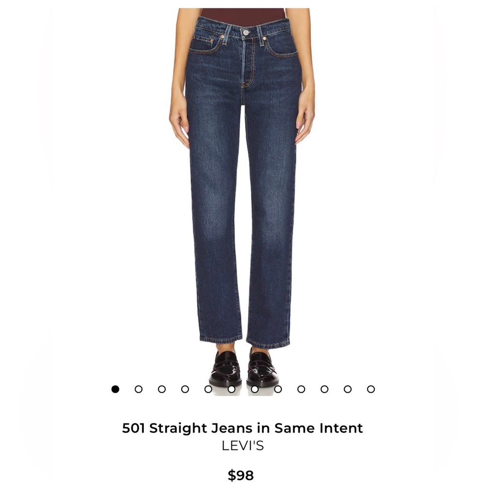 Levi’s 501 Straight Jeans in Same Intent NEW size 27